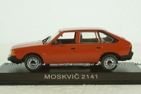 Москвич-2141, красный, LEGENDARNI AUTOMOBILY MINULE ERY 1:43