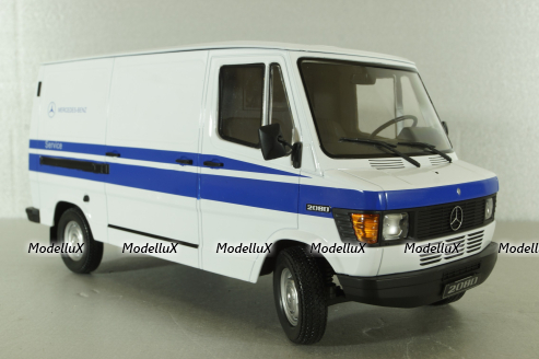 Mercedes 208D Transporter, white, 180302, KK-Scale 1:18