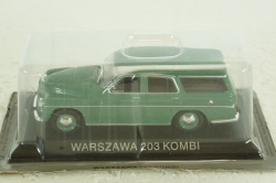 Warszawa 203 Combi, green, LEGENDARNI AUTOMOBILY MINULE ERY 1:43