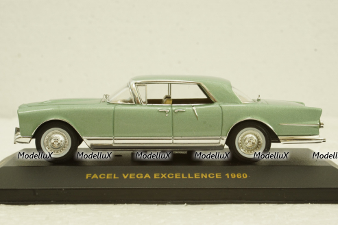 Facel Vega Excellence 1960 light green, MUS051, IXO Museum 1:43