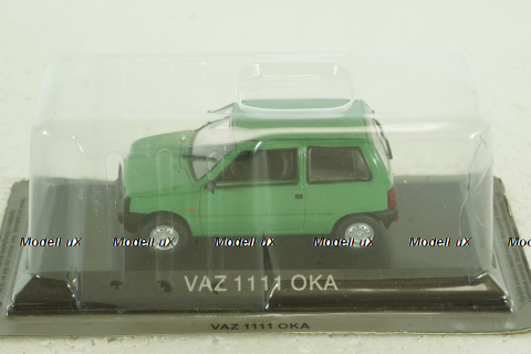 Ваз-1111 ОКА, зеленый, LEGENDARNI AUTOMOBILY MINULE ERY 1:43