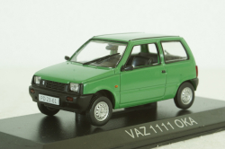 Ваз-1111 ОКА, зеленый, LEGENDARNI AUTOMOBILY MINULE ERY 1:43