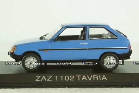 Заз-1102 таврия,  синий, LEGENDARNI AUTOMOBILY MINULE ERY 1:43