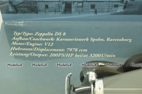 Maybach Zeppelin DS 8 V12 1930, grey, 436039401, Minichamps 1:43
