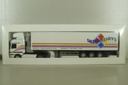 Mercedes Actros MP1 1848 with semi trailer Sales master trucks 1996, white, 112319, Eligor 1:43