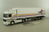 Mercedes Actros MP1 1848 with semi trailer Sales master trucks 1996, white, 112319, Eligor 1:43