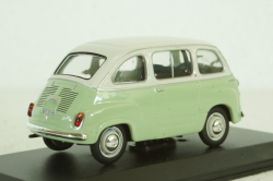 Fiat 600 Multipla, green/white, LEGENDARNI AUTOMOBILY MINULE ERY 1:43