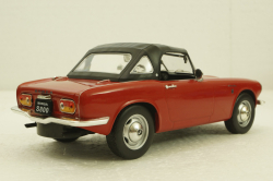 Honda S800 With Removable Soft Top, red, T9-1800190, Triple9 1:18