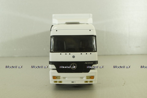 Mercedes Actros MP1 1848 with semi trailer Sales master trucks 1996, white, 112319, Eligor 1:43