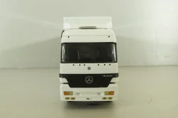 Mercedes Actros MP1 1848 with semi trailer Sales master trucks 1996, white, 112319, Eligor 1:43