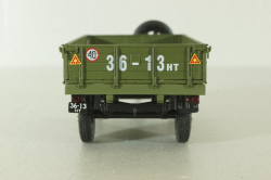 Прицеп 2-ПН-2 хаки (с дугами и тентом), 600203, DiP Models 1:43