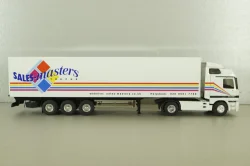 Mercedes Actros MP1 1848 with semi trailer Sales master trucks 1996, white, 112319, Eligor 1:43