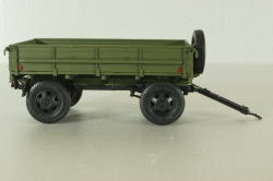 Прицеп 2-ПН-2 хаки (с дугами и тентом), 600203, DiP Models 1:43