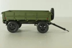 Прицеп 2-ПН-2 хаки (с дугами и тентом), 600203, DiP Models 1:43