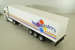 Mercedes Actros MP1 1848 with semi trailer Sales master trucks 1996, white, 112319, Eligor 1:43