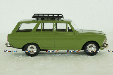 Москвич-427 с багажником, зеленый, Агат 1:43