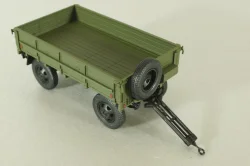 Прицеп 2-ПН-2 хаки (с дугами и тентом), 600203, DiP Models 1:43