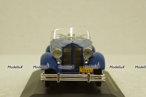 Packard V12 LeBaron Speedster 1934 blue, MUS043, IXO Museum 1:43