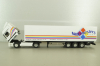 Mercedes Actros MP1 1848 with semi trailer Sales master trucks 1996, white, 112319, Eligor 1:43