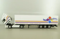 Mercedes Actros MP1 1848 with semi trailer Sales master trucks 1996, white, 112319, Eligor 1:43