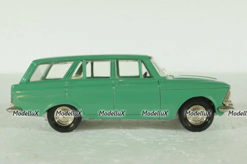 Москвич-427, А4, зеленый, 2 зажима, Тантал/Радон 1:43