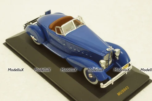 Packard V12 LeBaron Speedster 1934 blue, MUS043, IXO Museum 1:43