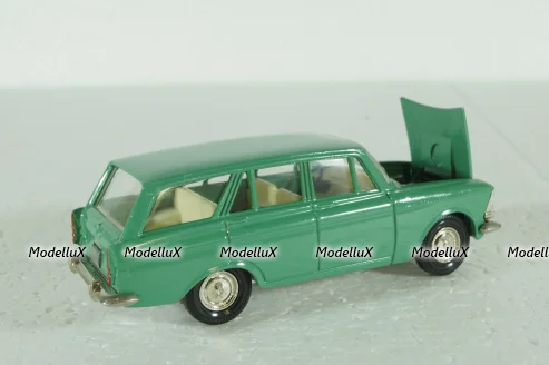 Москвич-427, А4, зеленый, 2 зажима, Тантал/Радон 1:43