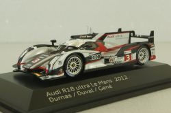 Audi R18 ultra 24h Le Mans 2012 #3 Dumas / Duval / Gené, 5021200253, Spark 1:43