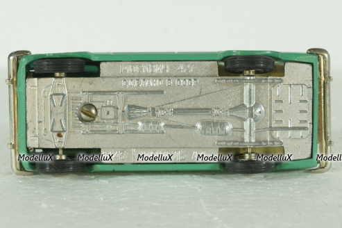 Москвич-427, А4, зеленый, 2 зажима, Тантал/Радон 1:43