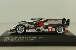 Audi R18 ultra 24h Le Mans 2012 #3 Dumas / Duval / Gené, 5021200253, Spark 1:43