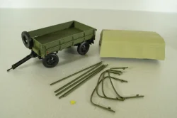 Прицеп 2-ПН-2 хаки (с дугами и тентом), 600203, DiP Models 1:43