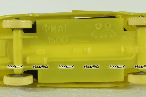 Fiat 1500, зеленый в красной коробке, Кругозор 1:43
