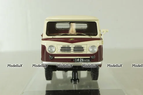Уаз-450Д, бортовой, бежево-бордовый, 1958г., 145002, DiP Models 1:43
