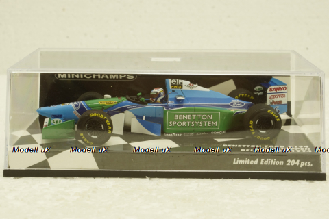 Benetton Ford B194, Jos Verstappen, Belgian GP 1994, (с декалями) 417941106, Minichamps 1:43