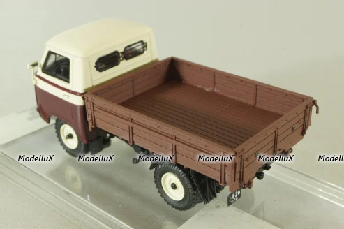 Уаз-450Д, бортовой, бежево-бордовый, 1958г., 145002, DiP Models 1:43
