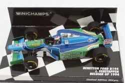 Benetton Ford B194, Jos Verstappen, Belgian GP 1994, (с декалями) 417941106, Minichamps 1:43