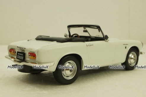 Honda S800 Convertible, white, T9-1800192, Triple9 1:18