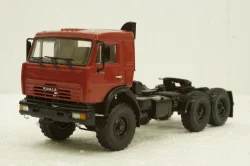 Камаз-44108 6х6 тягач, червоний, АвтоИстория 1:43