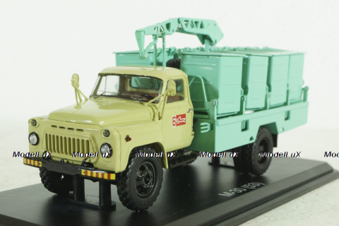 ГАЗ-53 М-30 контейнерный мусоровоз, SSM1492, SSM 1:43