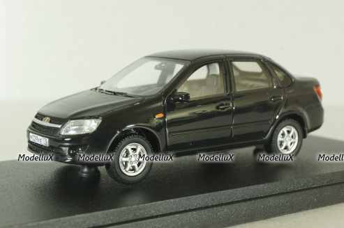 Ваз-2190, Granta 2012 г.,черный, 221905, DiP Models 1:43