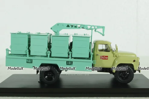 ГАЗ-53 М-30 контейнерный мусоровоз, SSM1492, SSM 1:43
