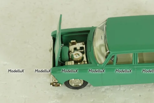 Москвич-434 А6, зеленый, Тантал/Радон 1:43