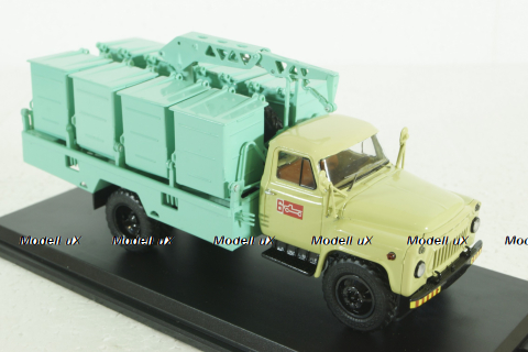 ГАЗ-53 М-30 контейнерный мусоровоз, SSM1492, SSM 1:43