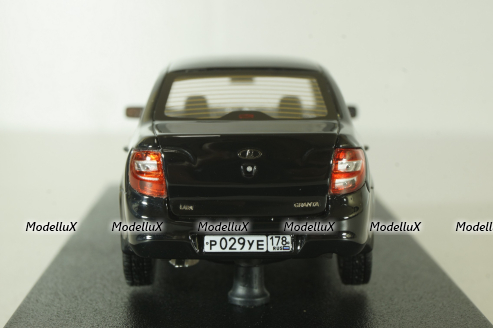 Ваз-2190, Granta 2012 г.,черный, 221905, DiP Models 1:43