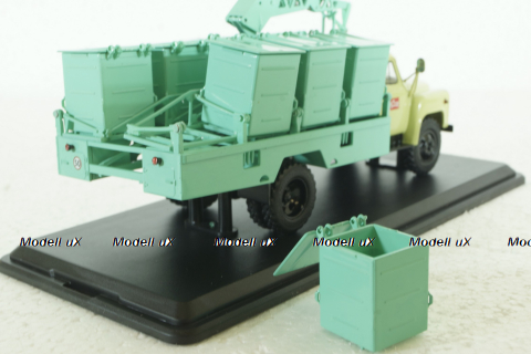 ГАЗ-53 М-30 контейнерный мусоровоз, SSM1492, SSM 1:43