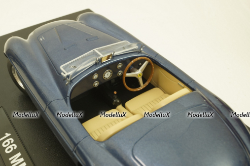 Ferrari 166 MM Barchetta 1949, blue, KKDC180912, KK-Scale  1:18 