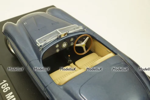 Ferrari 166 MM Barchetta 1949, blue, KKDC180912, KK-Scale  1:18 