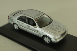 Mercedes C180 (W202) car of the World Champions, Stuttgart 1993, 430032105, Minichamps 1:43