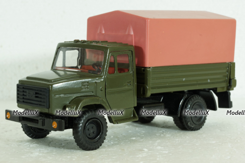 Зил-4331, хаки с тентом, ноябрь 1986г., з-д Вега 1:43 