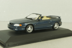 Ford Mustang Cabriolet 1994, blue, 430085831, Minichamps 1:43